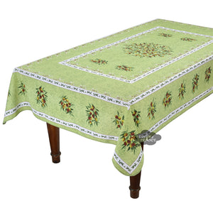 Provence Olivier French Provencal Tablecloth - 59x92" Rectangular