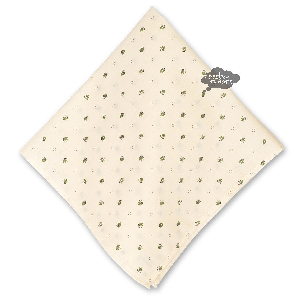 Ramatuelle Cream Provence Cotton Napkin by Tissus Toselli