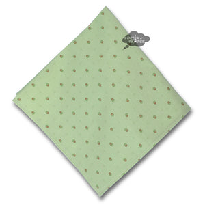 Calisson / Ramatuelle Green Provence Cotton Napkin by Tissus Toselli