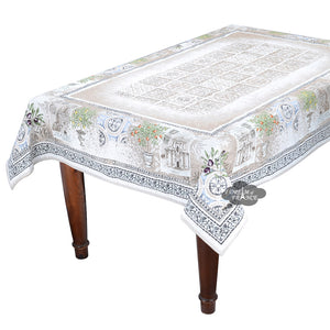 56" Square Tuscan Olive French Tapestry Tablecloth by L'Ensoleillade