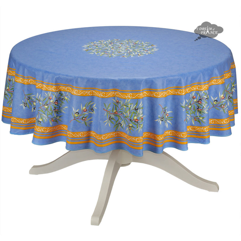 LA DOUBLEJ Large printed linen tablecloth