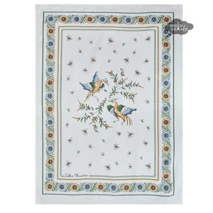 Moustiers French Cotton Kitchen Towel by Tissus Toselli