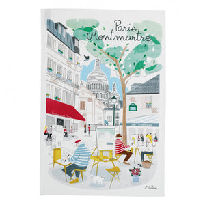 Paris Montmartre Tea Towel by Winkler Torchons et Bouchons