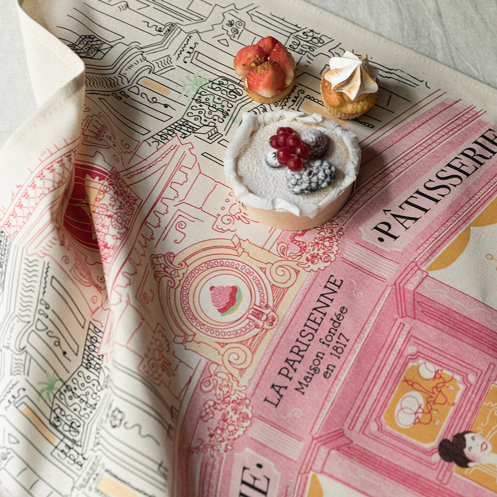 Pastry Shop Tea Towel by Winkler Torchons et Bouchons