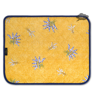 Valensole Yellow All-Over Cotton Quilted Placemats by L'Ensoleillade