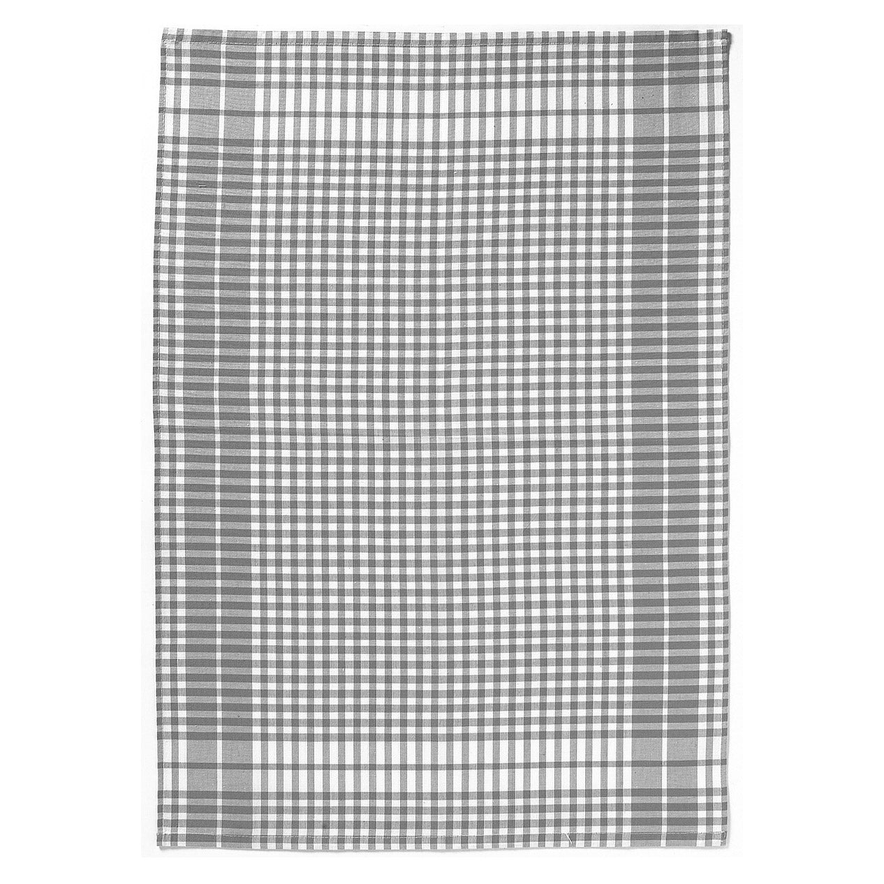 Gray Small Square Gingham Pattern Cotton Dish Towel by Winkler