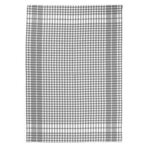 Gray Small Square Gingham Pattern Cotton Dish Towel by Winkler